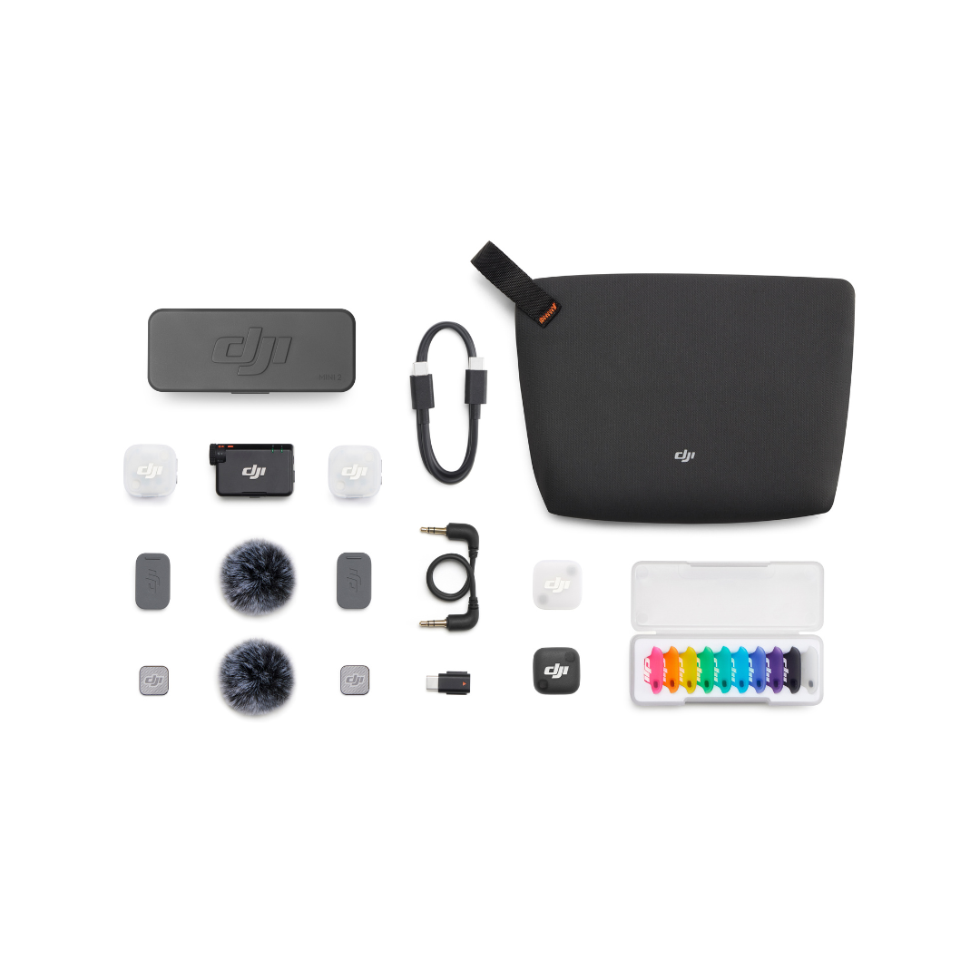 DJI Mic Mini 2 (2 TX + 1 RX + Charging Case)