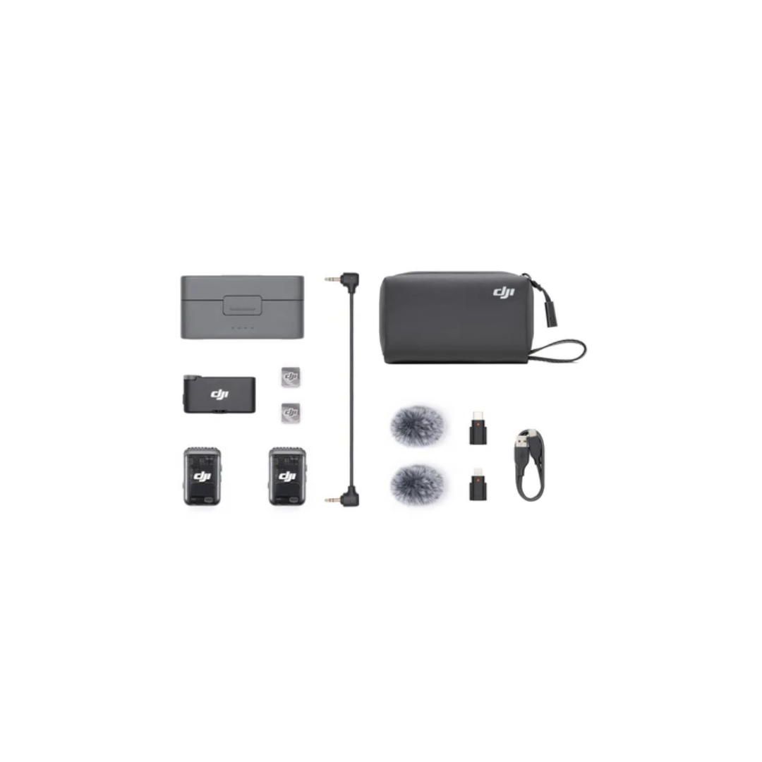 DJI Mic 2 (2 TX + 1 RX + Charging) DJI Mic 2 (2 TX + 1 RX + Charging)