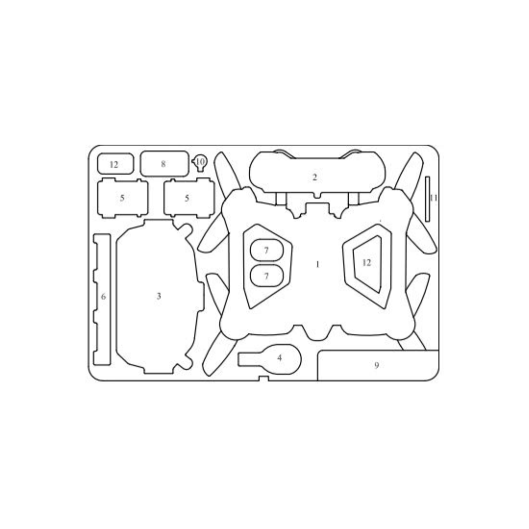 DJI FPV Props & Brace On CASE