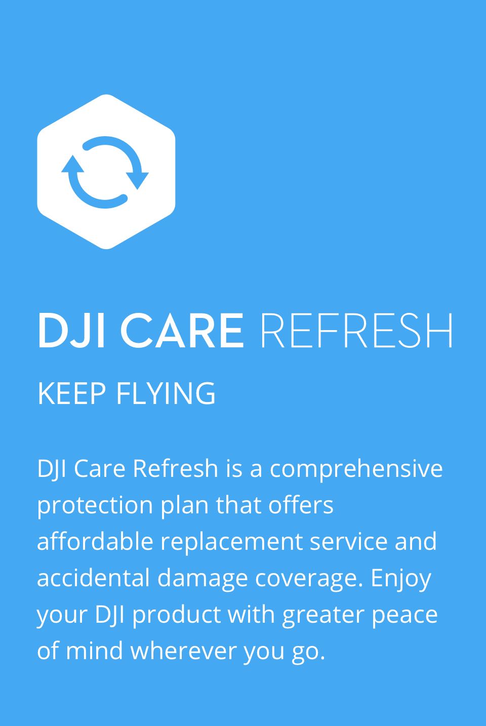 Plan DJI Care Refresh d'un an (DJI Mavic 3)