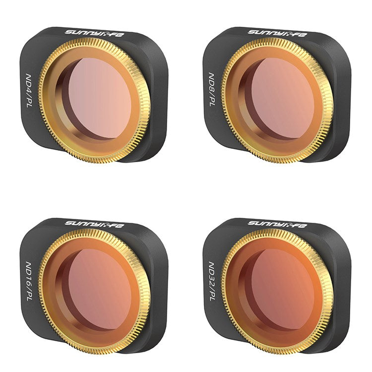 Ensemble 4-NDPL (filtres ND4/PL+ ND8/PL+ ND16/PL+ ND32/PL) pour Mini 3 pro