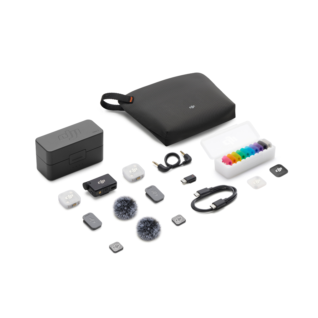 DJI Mic Mini 2 (2 TX + 1 RX + Charging Case)