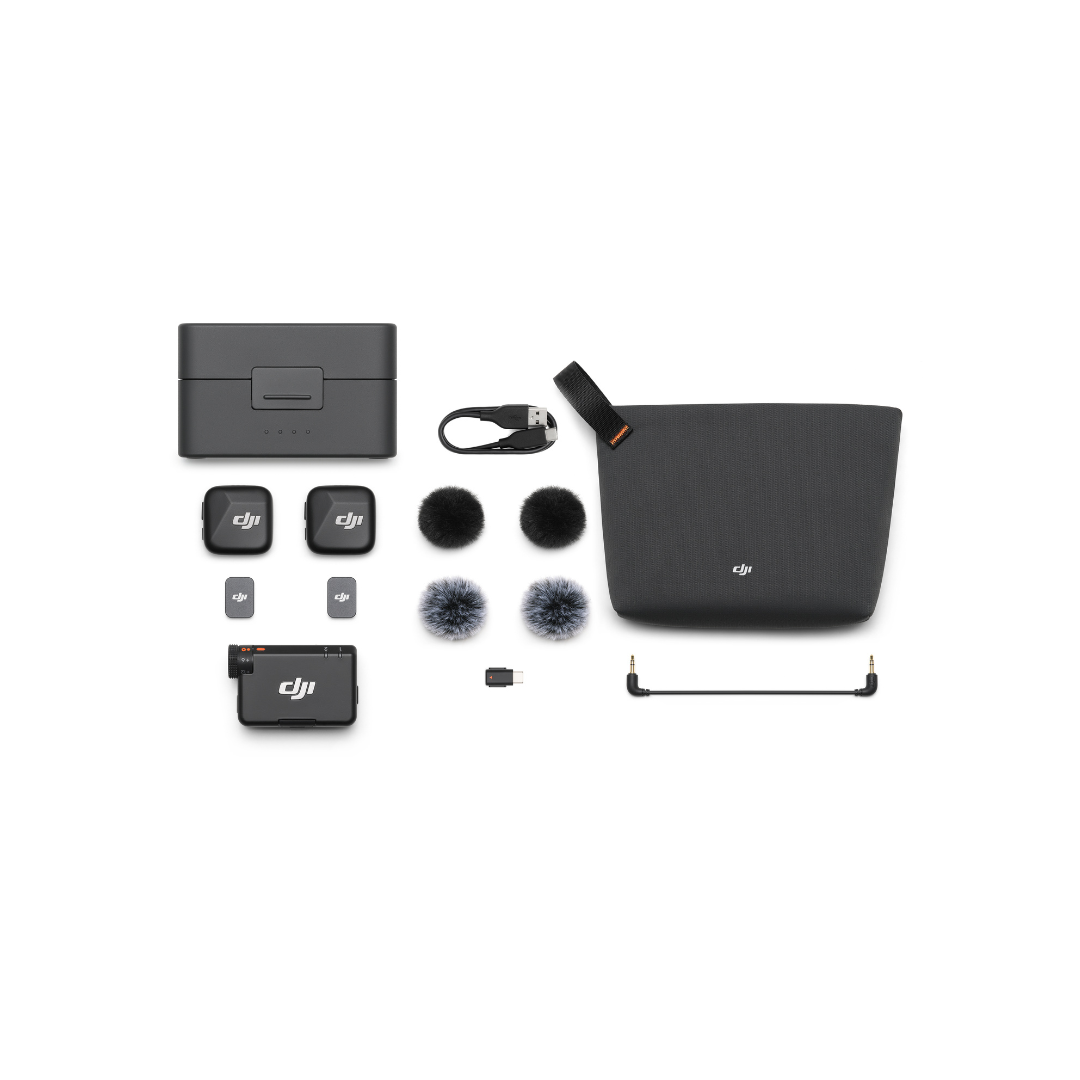 DJI Mic Mini (2 TX + 1 RX + Charging Case) DJI Mic Mini (2 TX + 1 RX + Charging Case)