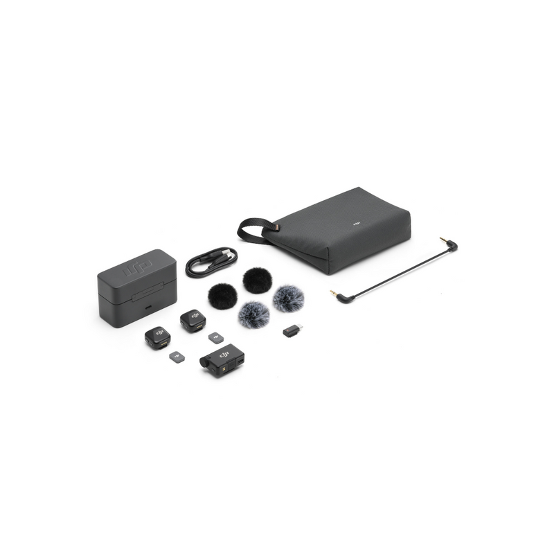 DJI Mic Mini (2 TX + 1 RX + boîtier de chargement)