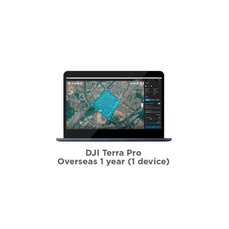DJI Terra Pro Overseas 1 an (version 1 appareil hors ligne)