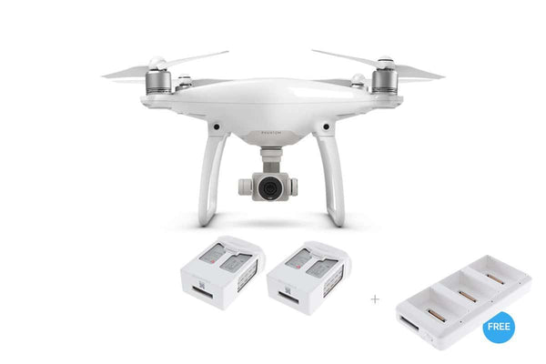 Phantom 4 with Two Extra Batteries and Free Charging Hub