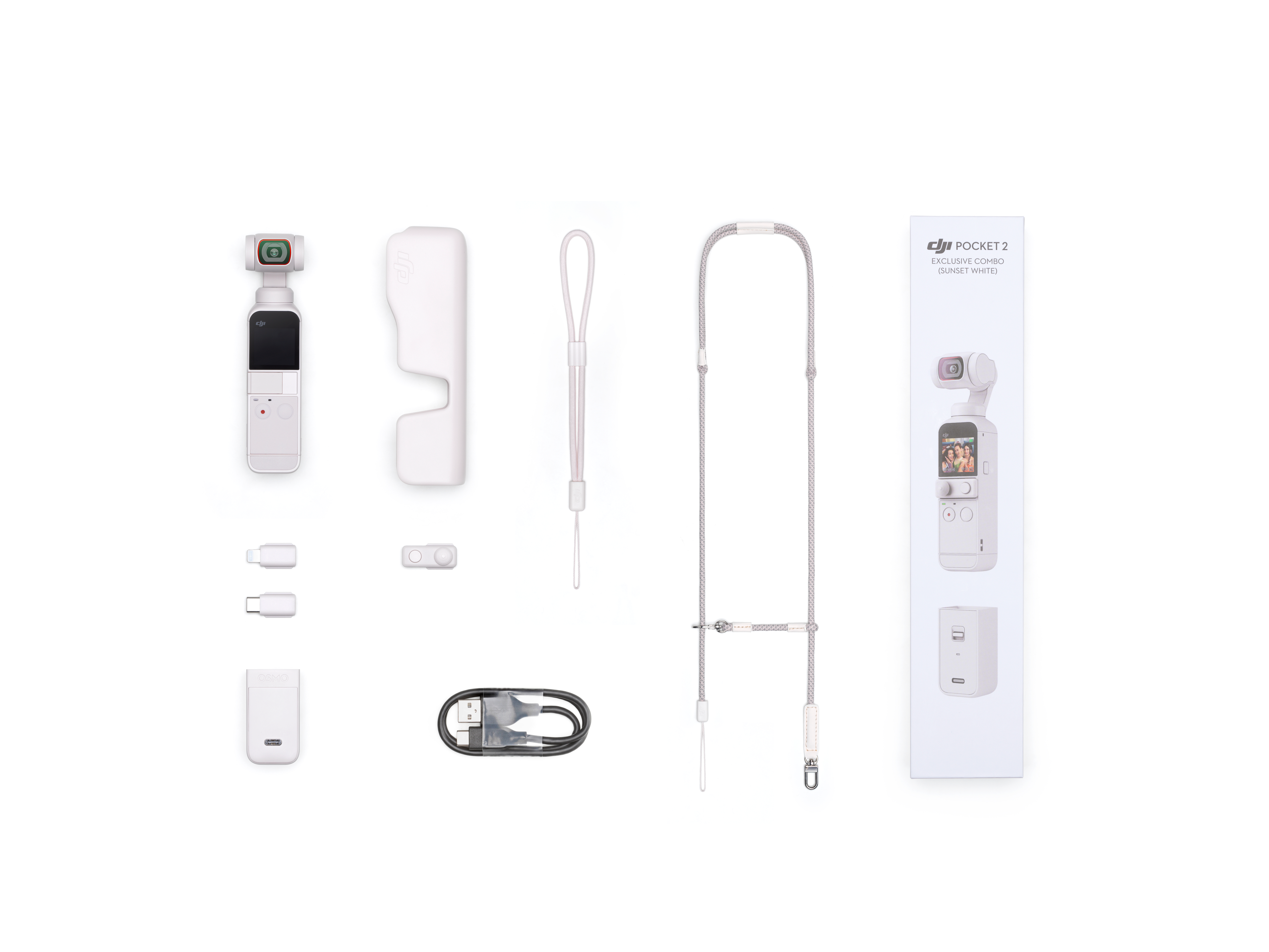DJI Pocket 2 Exclusive Combo (Sunset White) DJI Pocket 2 Exclusive Combo (Sunset White)